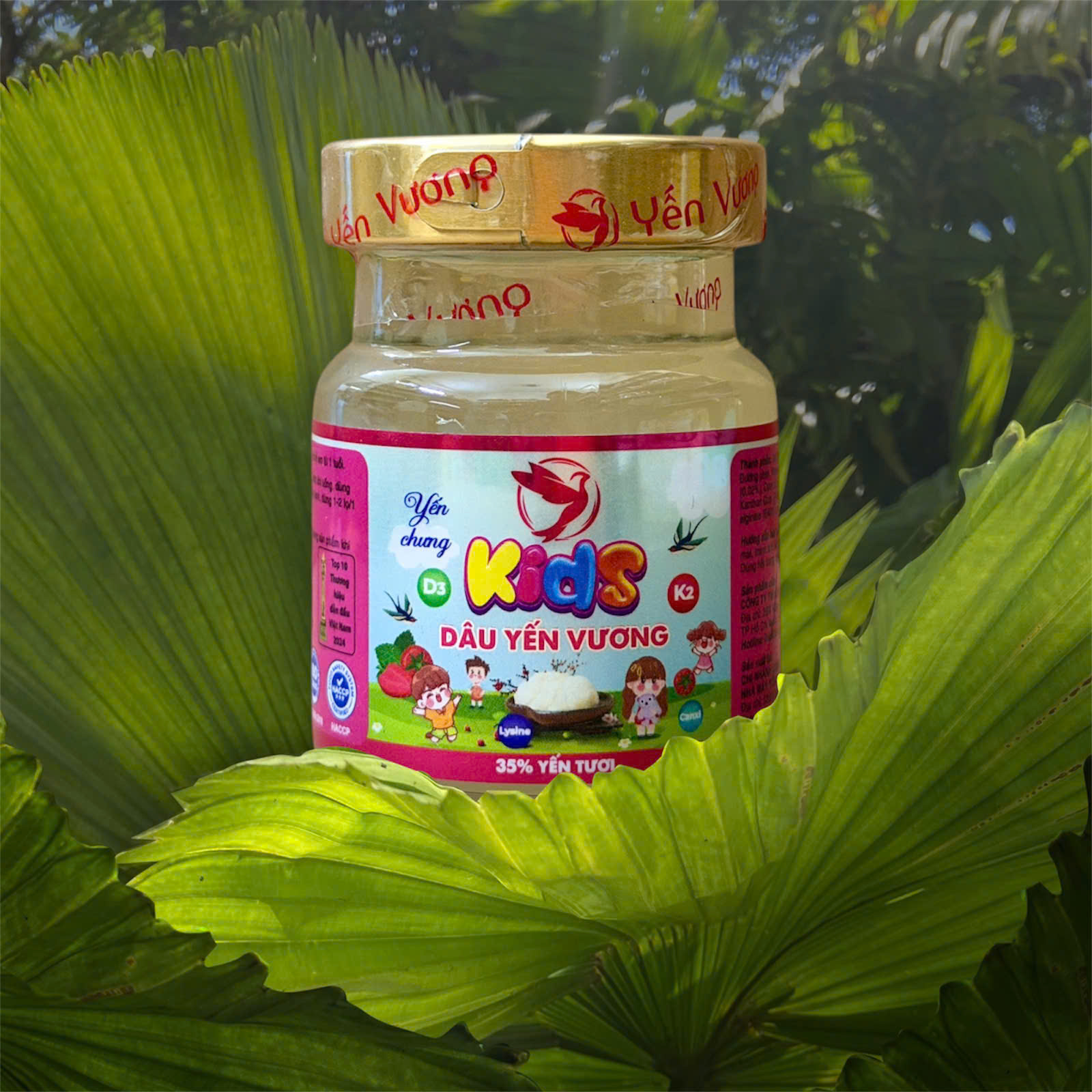 Hũ yến Vương 70ml Kids Dâu